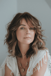 20 Chic Hairstyles for Women Over 40 with Bangs